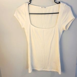 Reformation Bardot Knit Top